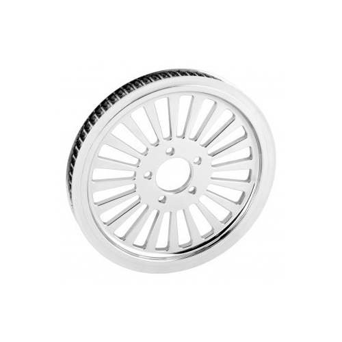 Attitude Inc Drive Belt Pulley, MaxSpoke, Harley-Davidson® 1 in., 65 Tooth, Chrome, Each