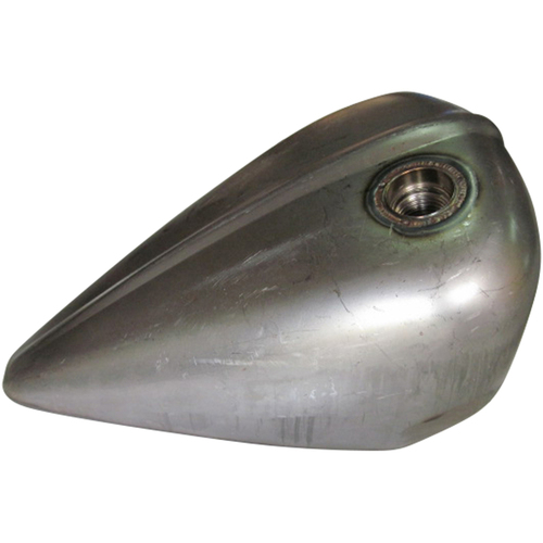 Attitude Inc Fuel Tank, Steel Raw , 2.5 Gallons , Cole Foster Bobber Style, for Harley Custom, Each